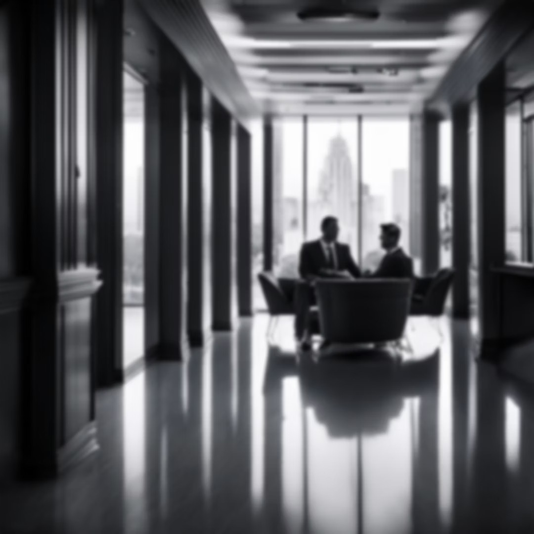 group talking at table